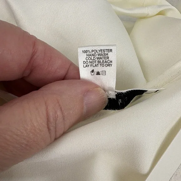 Rya Collection Robe XL NEW Cream Ostritch Feather Sleeves Glam Bridal Hooneymoon - Picture 5 of 11